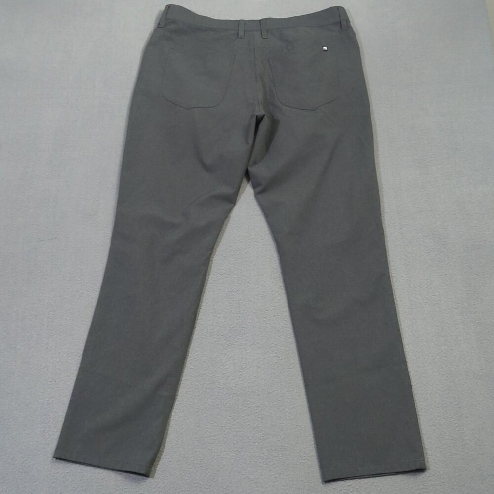 Travis Mathew Pants Men's 36 Gray Open To Close Performance Golf Casual - Picture 2 of 11
